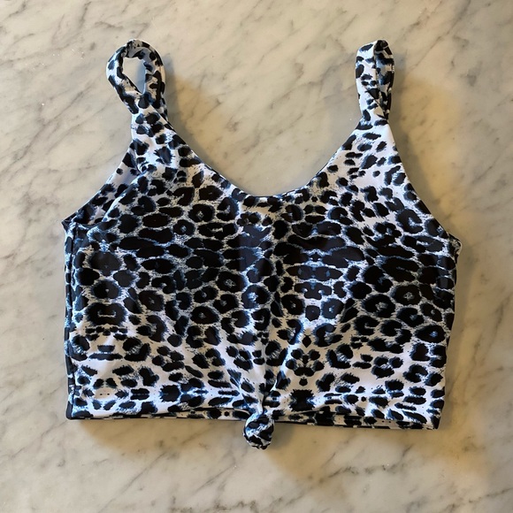 Leopard print knot bikini top - NWT - Picture 3 of 6